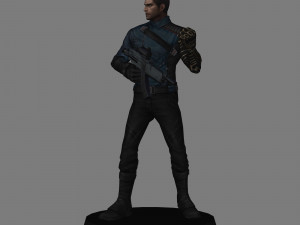 Falcon and the winter soldier pack x 3 low poly 3D Model