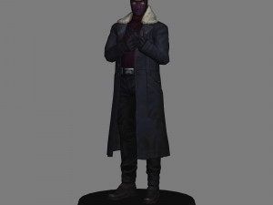 Falcon and the winter soldier pack x 3 low poly 3D Model