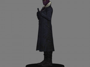 Falcon and the winter soldier pack x 3 low poly 3D Model