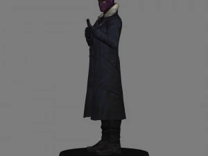 Falcon and the winter soldier pack x 3 low poly 3D Model