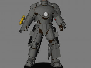 Ironman pack x 12 armors low poly 3D Модель