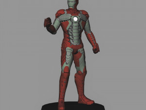 Ironman pack x 12 armors low poly 3D Модель