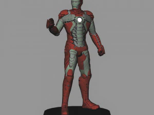 Ironman pack x 12 armors low poly 3D Model