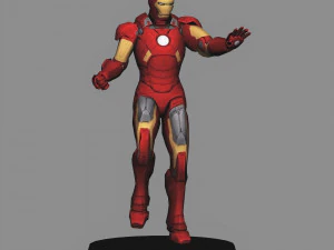 Ironman pack x 12 armors low poly 3D Model