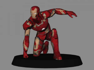 Ironman pack x 12 armors low poly 3D Model