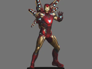 Ironman pack x 12 armors low poly 3D Model