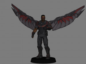 Captain america civil war pack x 12 characters low poly 3D मॉडल