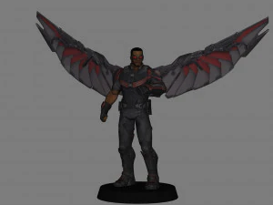 Captain america civil war pack x 12 characters low poly 3D Model