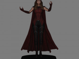 Wandavision pack x 6 characters low poly 3Dモデル