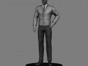 Wandavision pack x 6 characters low poly 3D Model