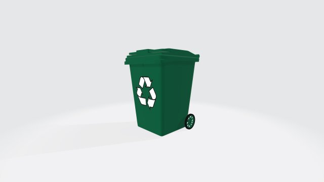 Trash can 3Dモデル .c4d .max .obj .3ds .fbx .stl .blend 