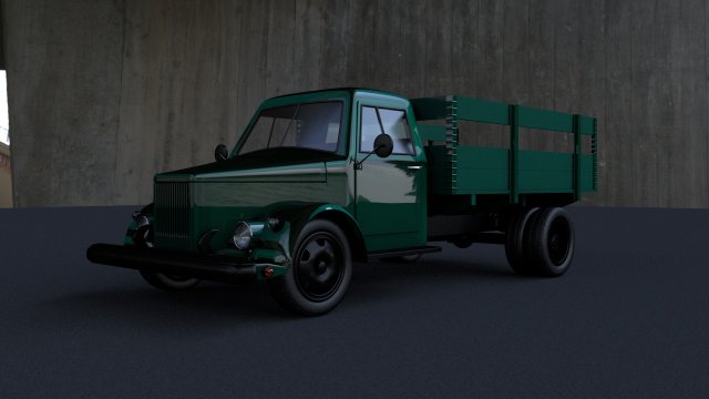 Truck 3D 模型 .c4d .max .obj .3ds .fbx .stl .blend 