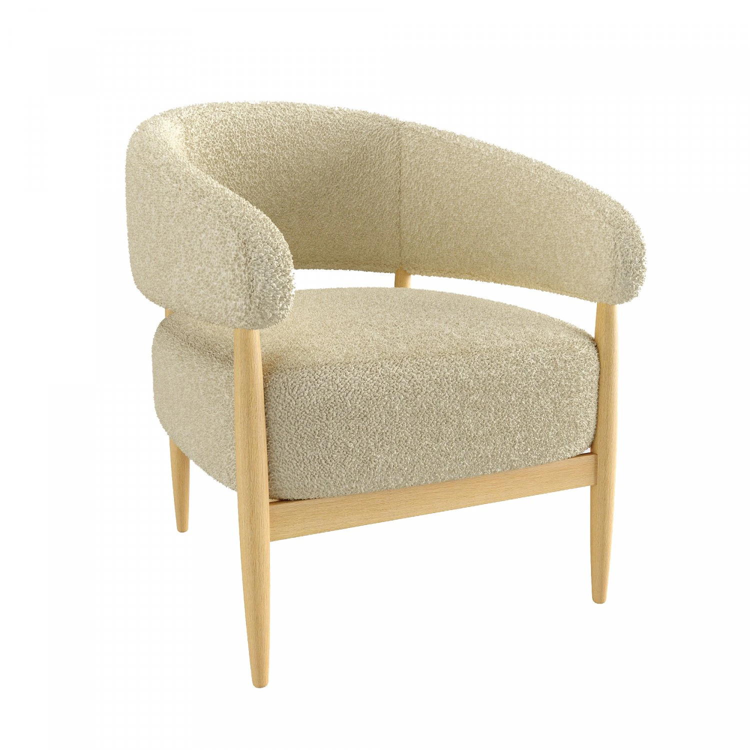 Elina Chair 3D Model .c4d .max .obj .3ds .fbx .stl .blend 