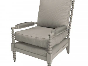 Shiloh Spool Chair 3D Model
