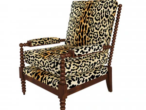 Shiloh Spool Chair 3D Model