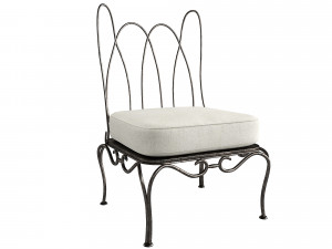 Suzanne Kasler Whimsical Chair with Cushion Modelo 3D