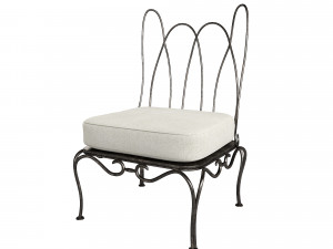 Suzanne Kasler Whimsical Chair with Cushion Modelo 3D