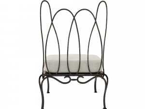 Suzanne Kasler Whimsical Chair with Cushion Modelo 3D