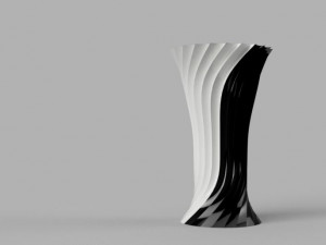 vaseblackwhite Modelo 3D
