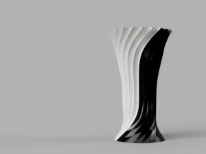 vaseblackwhite 3D Model
