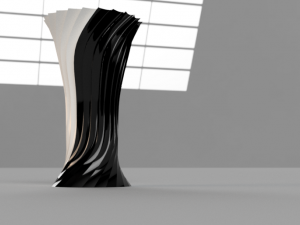vaseblackwhite Modelo 3D