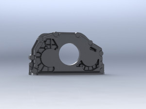 mercedes oil pump body a 906 180 0801 3d reverse engineering 3d print model 3D 模型