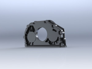 mercedes oil pump body a 906 180 0801 3d reverse engineering 3d print model Modelo 3D