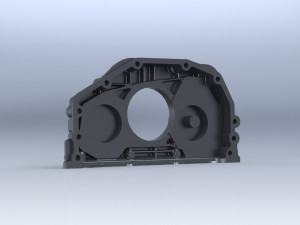 mercedes oil pump body a 906 180 0801 3d reverse engineering 3d print model Modelo 3D