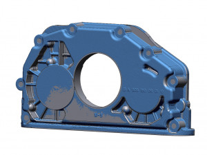 mercedes oil pump body a 906 180 0801 3d reverse engineering 3d print model Modelo 3D