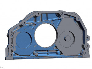 mercedes oil pump body a 906 180 0801 3d reverse engineering 3d print model Modelo 3D