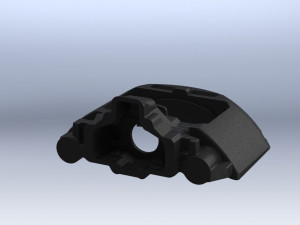 man brake caliper 81 50804 6088 body 3d reverse engineering Modelo 3D