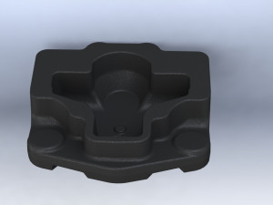man brake caliper 81 50804 6088 body-cover 3d reverse engineering 3D 모델