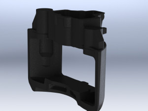 man brake caliper 81 50804 6088 body-cover 3d reverse engineering 3D 모델