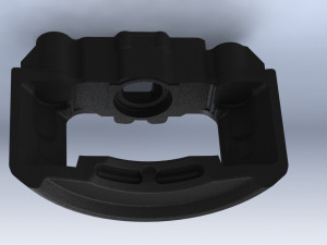 man brake caliper 81 50804 6088 body-cover 3d reverse engineering 3D 모델