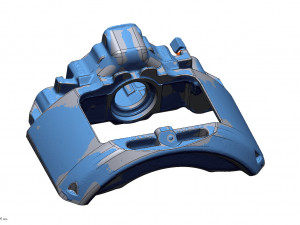 man brake caliper 81 50804 6088 body-cover 3d reverse engineering 3D 모델