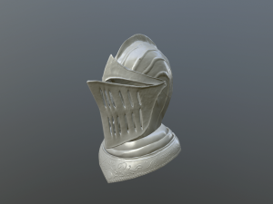 knights helmet 3D Model