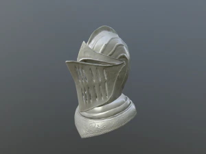 기사 헬멧 3D 모델