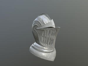 knights helmet 3D Model