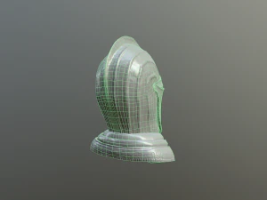 기사 헬멧 3D 모델