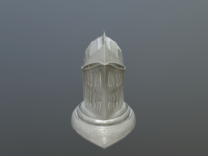 knights helmet 3D Model