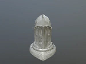 기사 헬멧 3D 모델