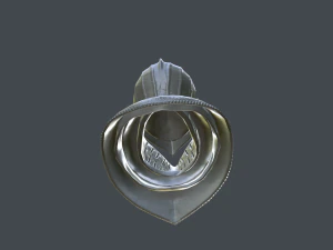 기사 헬멧 3D 모델