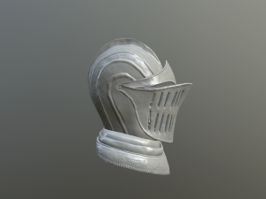 knights helmet 3D Model
