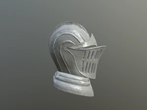 기사 헬멧 3D 모델