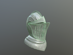 knights helmet 3D Model