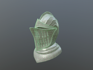 knights helmet 3D Model