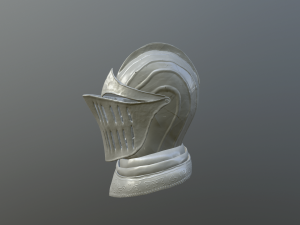 knights helmet 3D Model