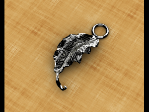 leaf pendant 3D 模型