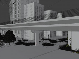 Abandoned street 3Dモデル