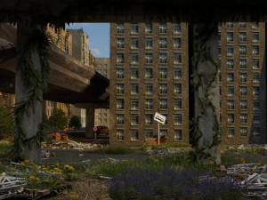 Abandoned street 3Dモデル